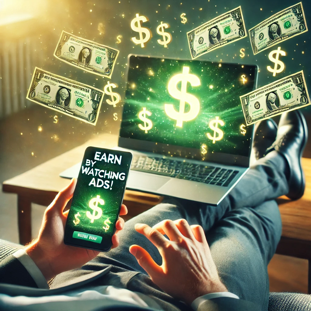 earn by watching ads